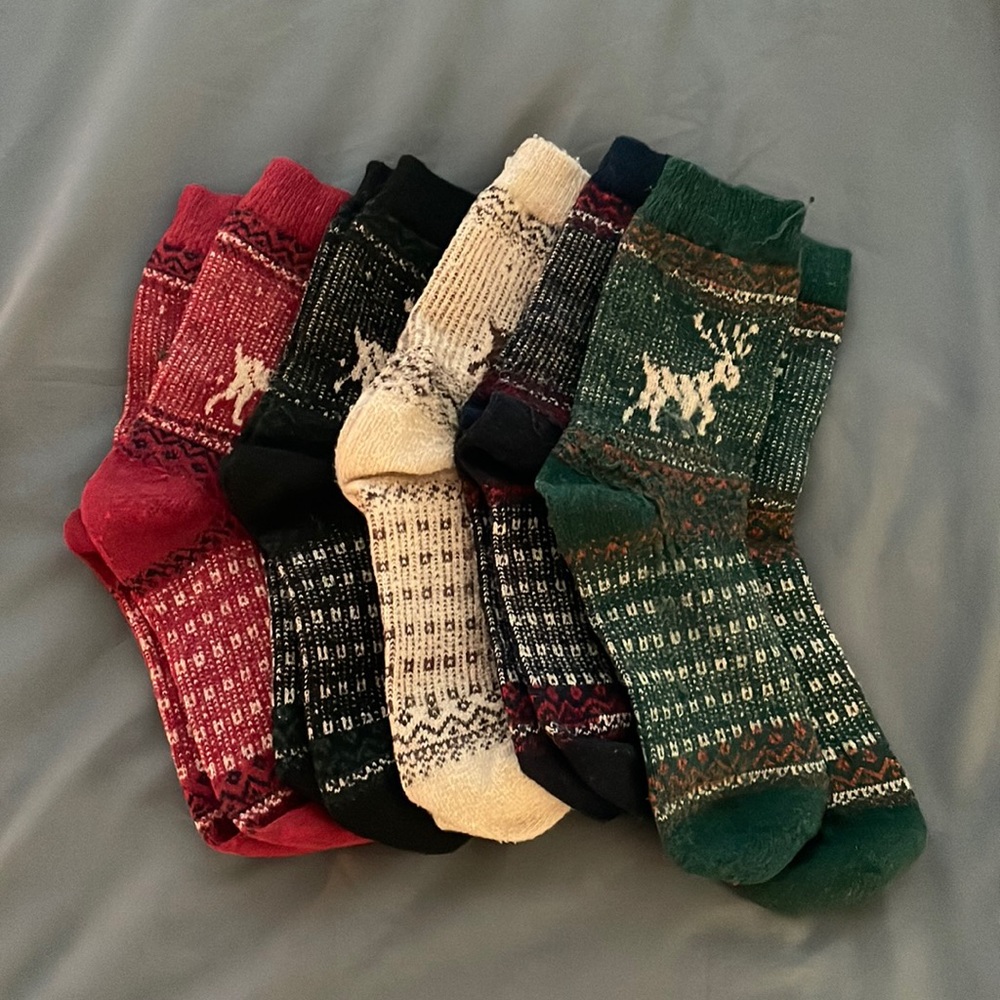 5 pack winter sock set